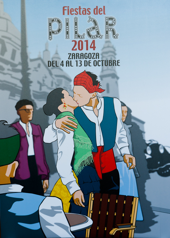 Fiesta patronales en honor de Nuestra Señora del Pilar 2014 Zaragoza